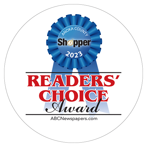 Anoka County Shopper Readers' Choice Award 2023 Ribbon